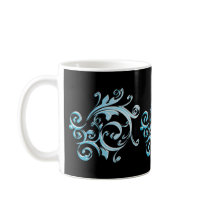 Blue Swirl Art Mug