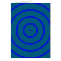 Blue Swirl Greeting Card