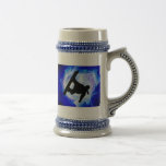 Blue Swirl Snowstorm Mugs