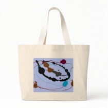 Blue Swirl Universe Bag
