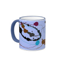 Blue Swirl Universe Coffee Mug