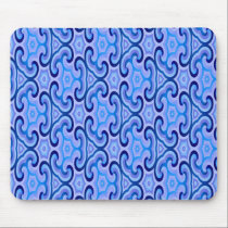 blue swirls mousepads