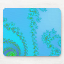 Blue Swirls - Mousepad mousepads