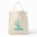 blue swirly bird vector bags