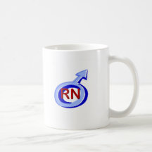 Blue Symbol Male RN Coffee Mug