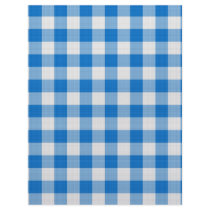 blue table cloth