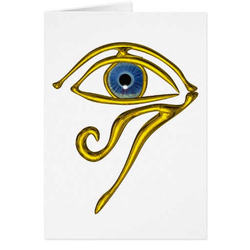 BLUE TALISMAN GREETING CARD