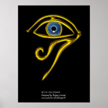 BLUE TALISMAN PRINT