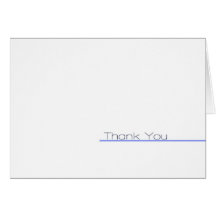 Blue ThankYou Card