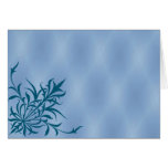 "Blue Thistle" Blank Greeting Card