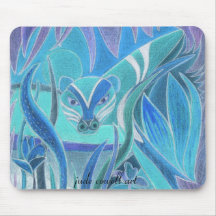 'Blue Tiger' mousepad