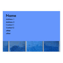blue tile squares business card templates