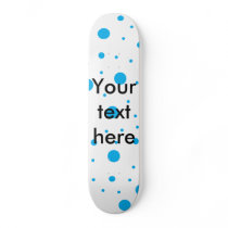 Blue tiny and big polka dots