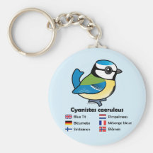 Blue Tit International Keychain