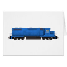 Blue Train Engine: Card