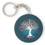 Blue Tree of Life Keychains