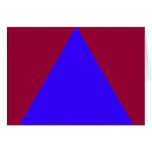 Blue Triangle Trans The MUSEUM Zazzle Gifts Card