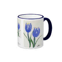 Blue Tulips Mug