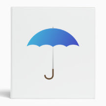 Blue Umbrella 3 Ring Binders