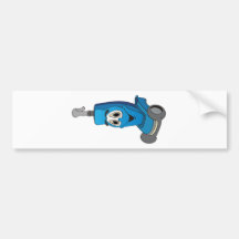 Blue Vacuum Cleaner Bumper Stickers