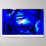 blue veiw print