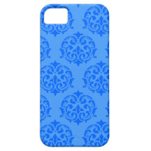 Blue Victorian Design iPhone 5 cases