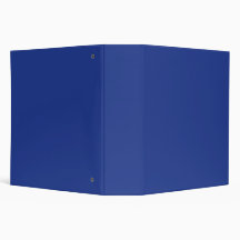 Blue Vinyl Binder