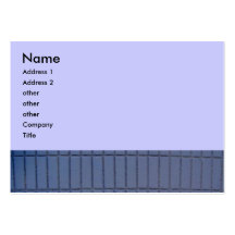 blue wall business card template