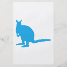 Blue Wallaby. Custom Flyer