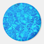 blue water background Magnet