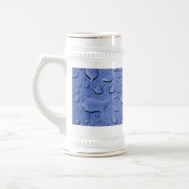 Blue Water Droplets Mugs