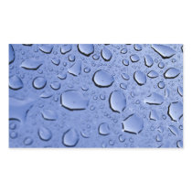 Blue Water Droplets