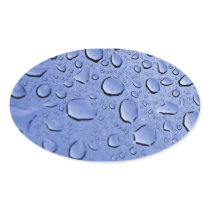 Blue Water Droplets