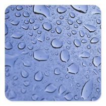 Blue Water Droplets