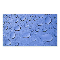 Blue Water Droplets Textured Stickers