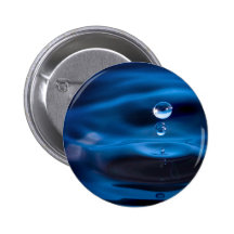 Blue Water Drops Pins