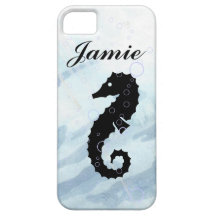 blue water sea horse  iphone covers iPhone 5 covers