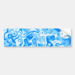 Blue Water texture Bumper Stickers