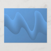 Blue Wave Abstract Image Design. Flyer Design