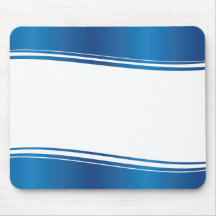 Blue Wave Mouse Pads