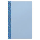 blue waves border stationery