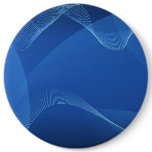 Blue Waves Pinback Button