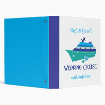 Blue Wedding Cruise Album Vinyl Binder