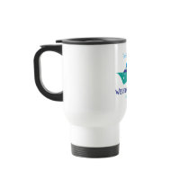 Blue Wedding Cruise Travel Mug