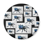 Blue Weevil Magnet