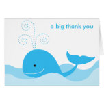 Blue Whale Note Card
