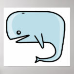 Blue Whale Poster