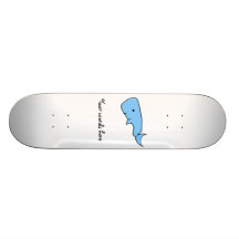 Blue whale skate deck