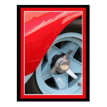 Blue Wheel and Knockoff Postcards