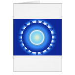 Blue Wheel Style Grußkarte